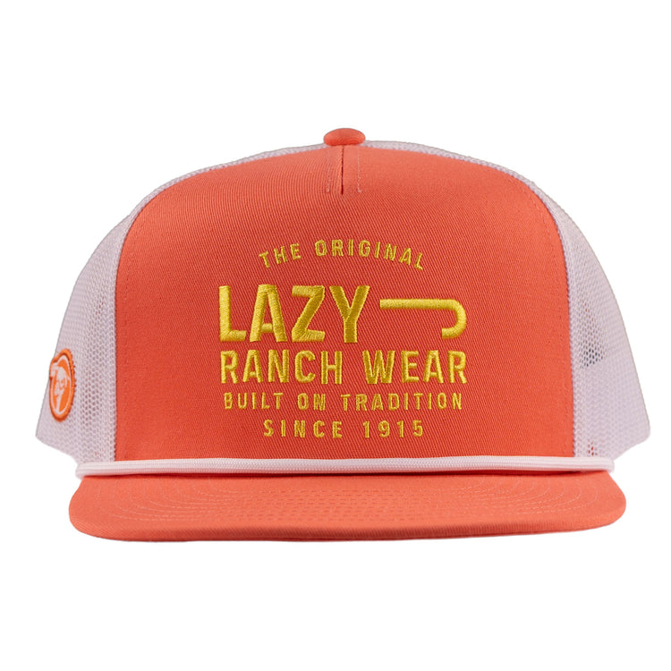 Lazy J Ranch Wear Cap - Coral/White Untroubled – Katie B