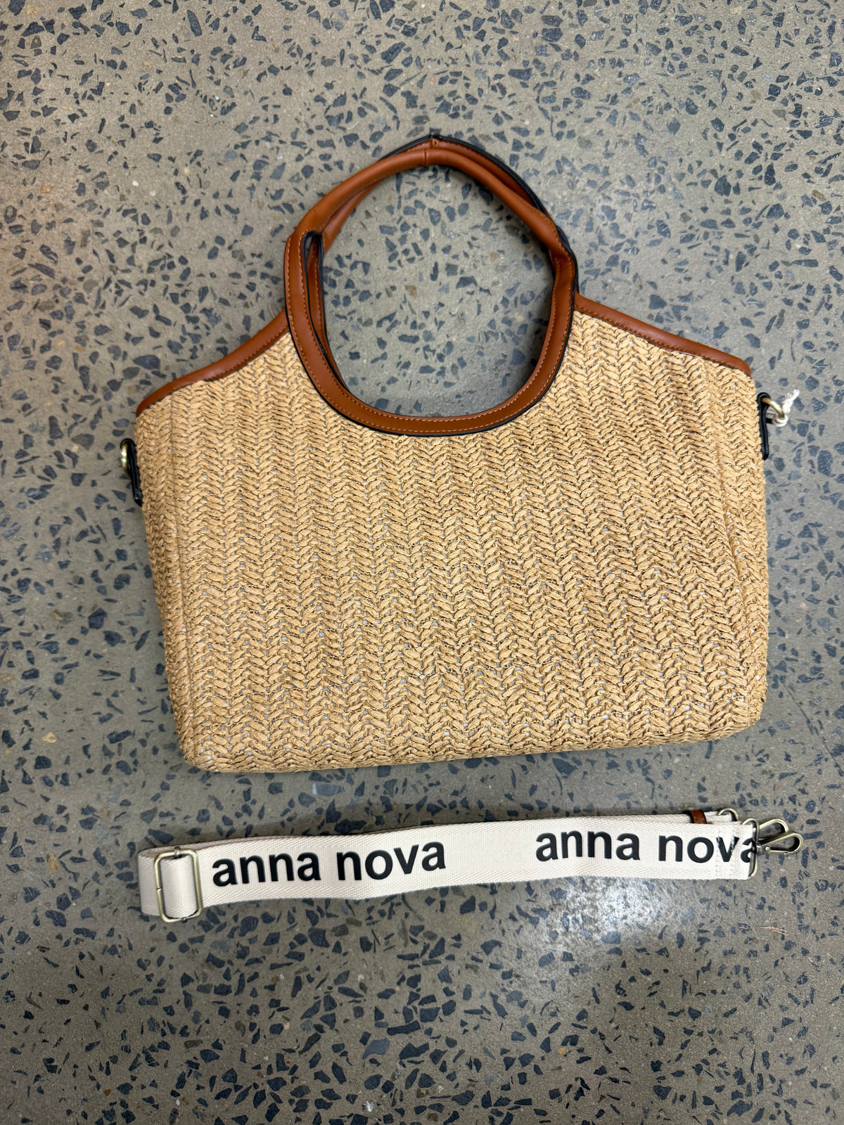 Raffia Tote - Neutral