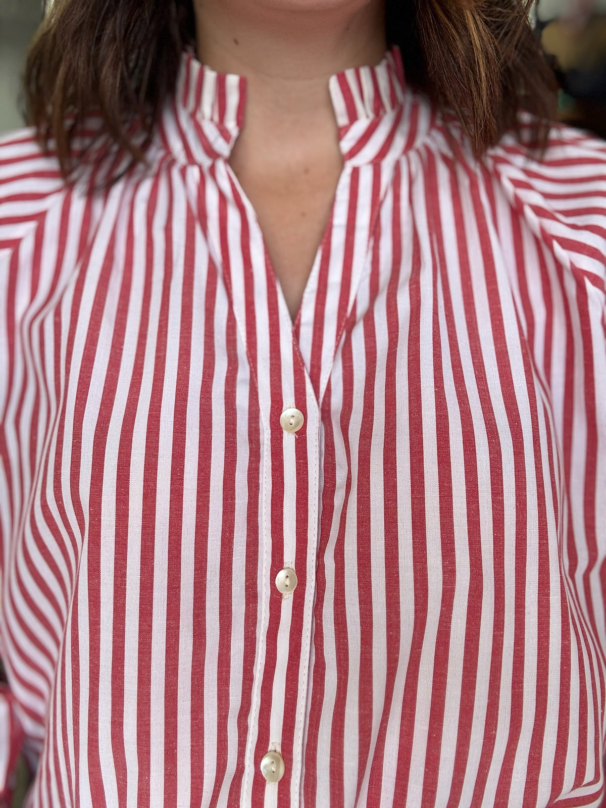 Rylan Top - Red Stripe