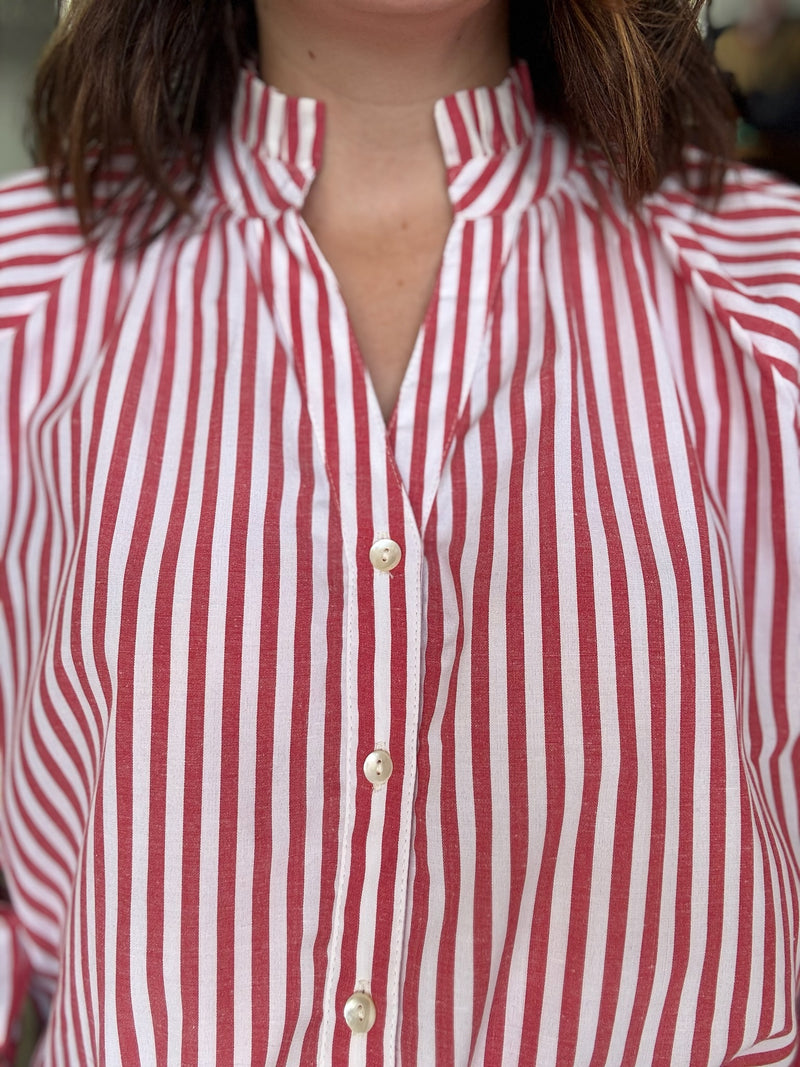Rylan Top - Red Stripe