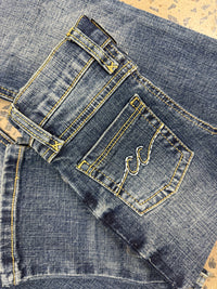 Girl's CC Western Jeans - Dark Wash Bootcut