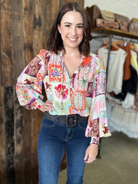 Skyla Top - Patchwork