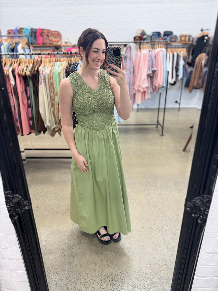 Sally Maxi Dress - Sage