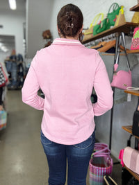 Cowgirl Tuff Jumper - Pink/White Print