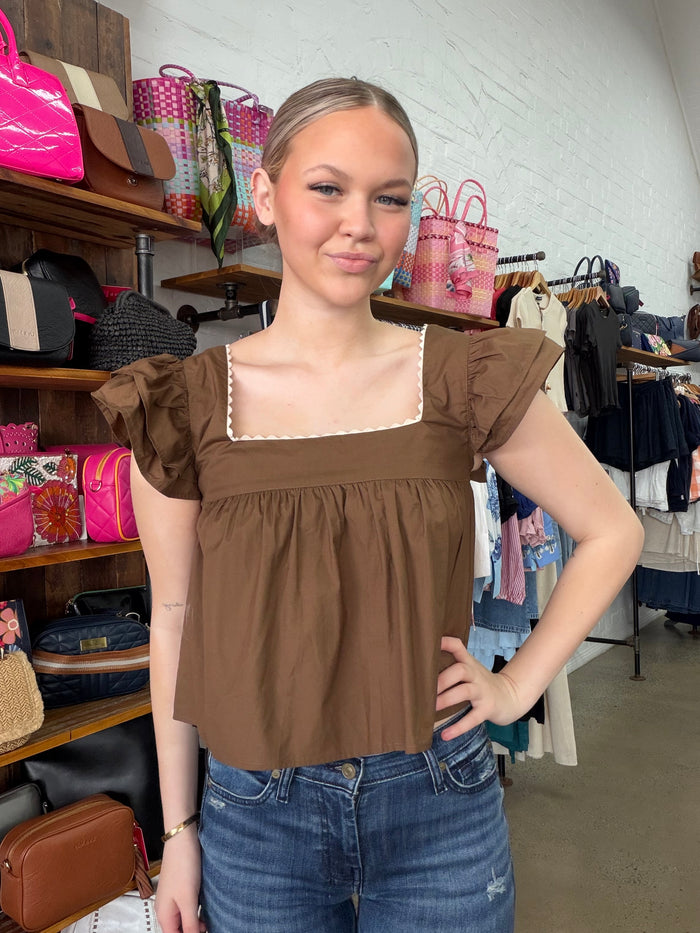 Eloise Top - Chocolate