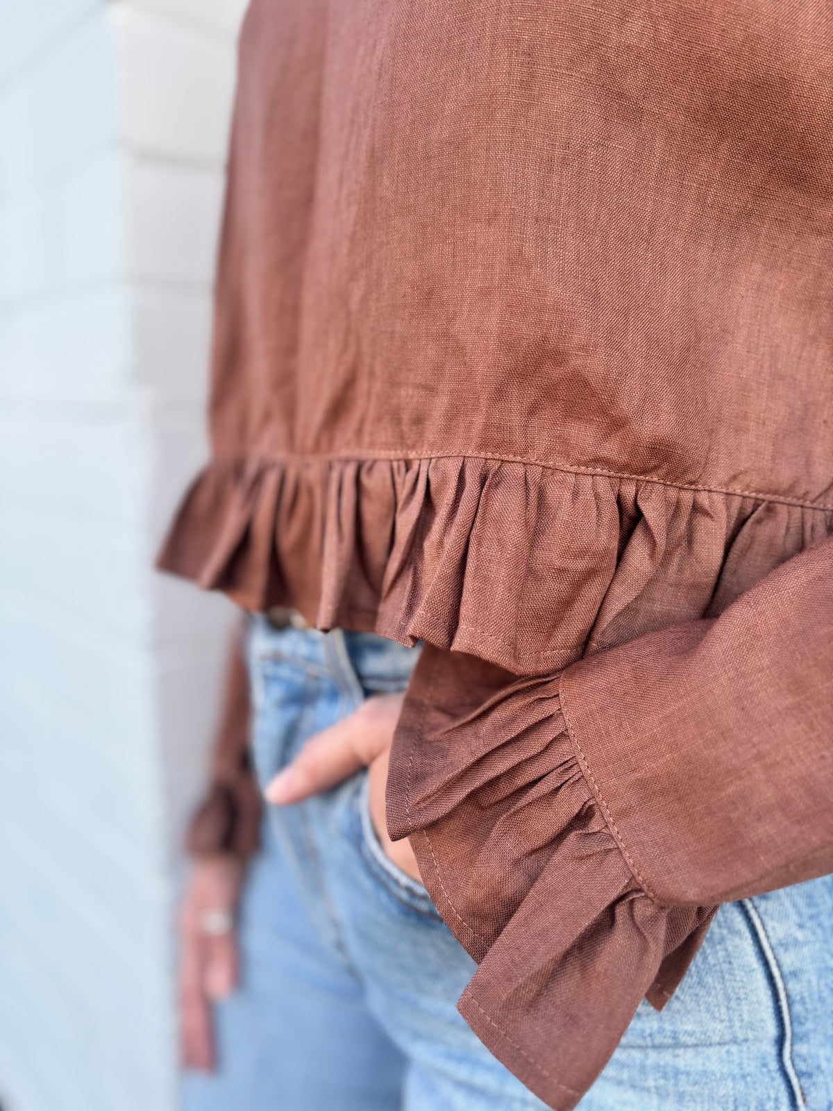 LJC Freddie Top - Chocolate