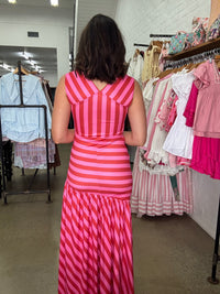 Celine Maxi Dress - Berry Pink