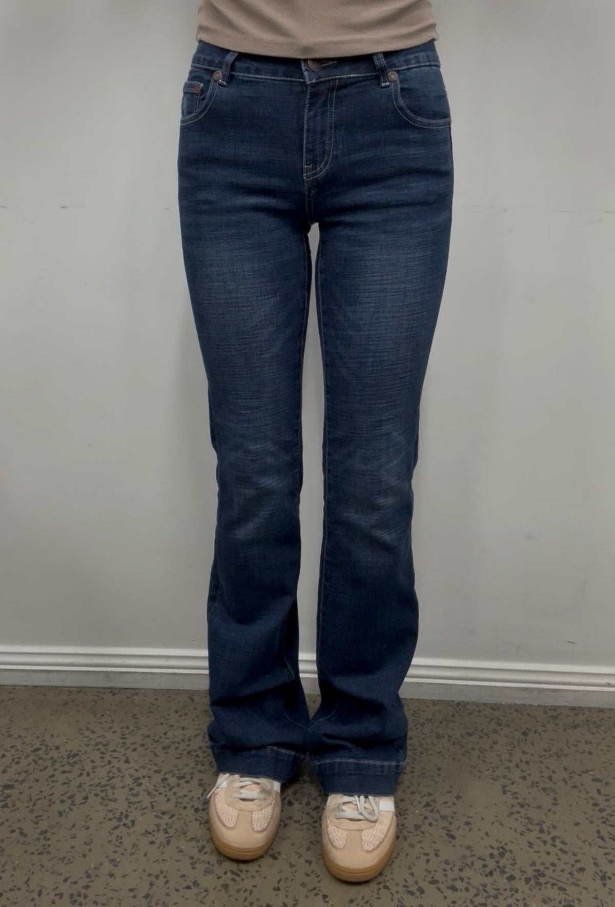 CC Western Jeans - Wide Leg Dark Blue Wash Trouser II