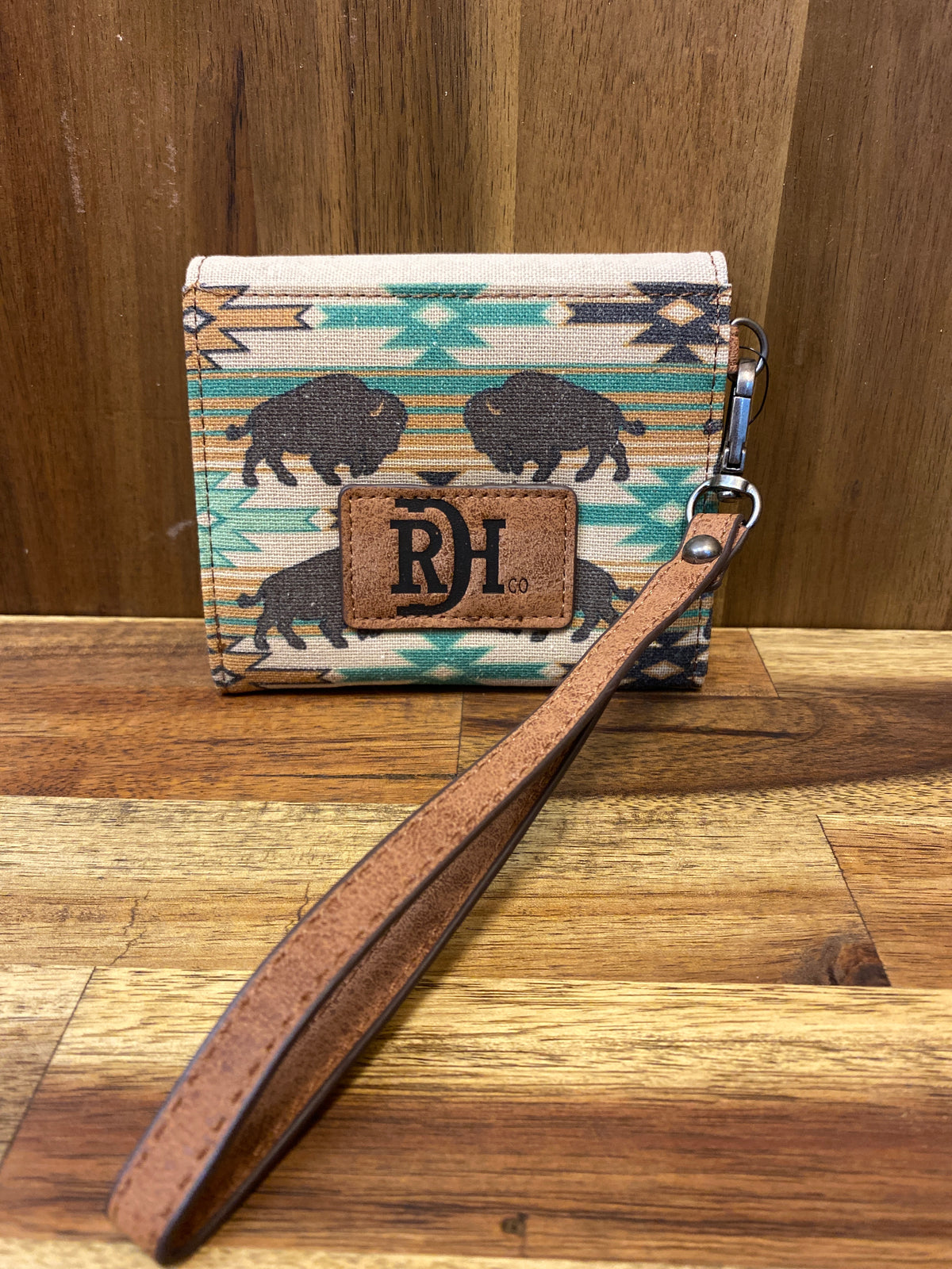 Red Dirt Hat Co Mini Wallet - Aztec Bison