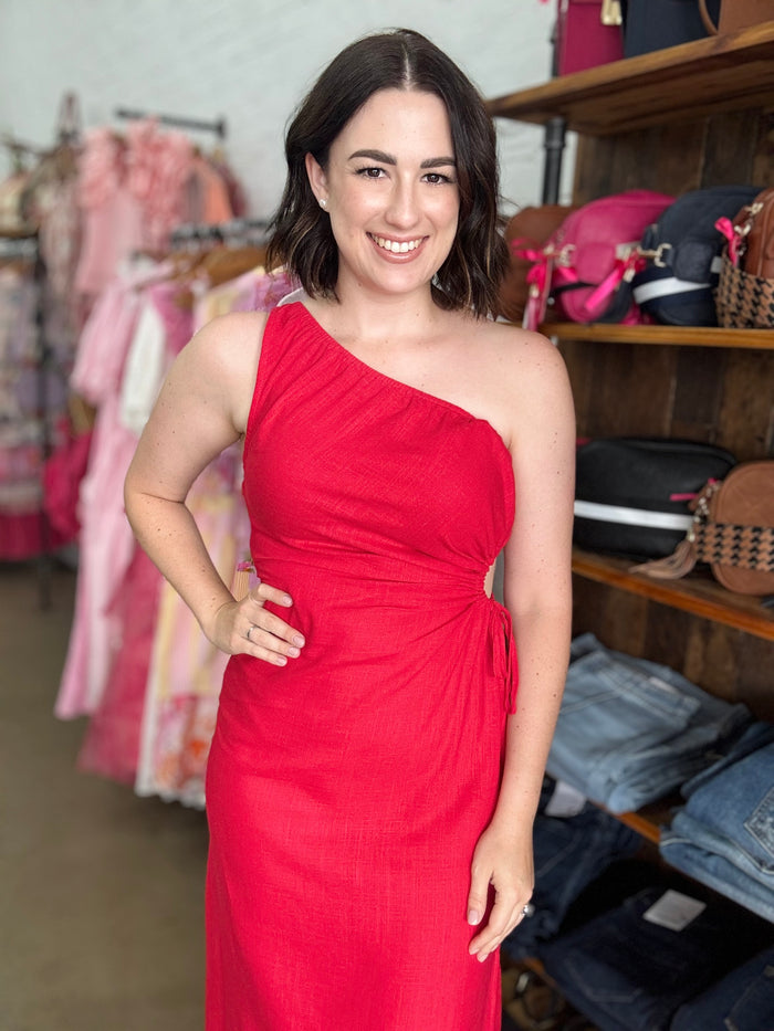 Belle Dress - Red