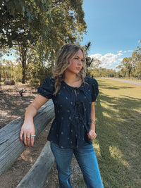 Bowie Top - Dark Denim