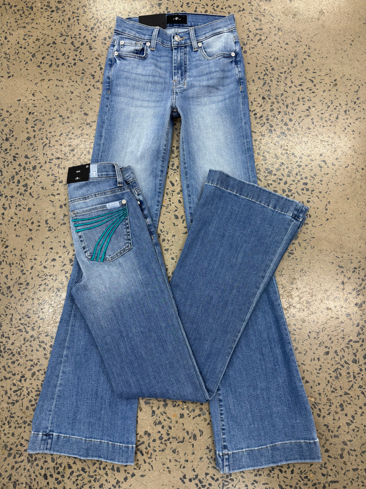 7 For All Mankind - Dojo Aquamarine