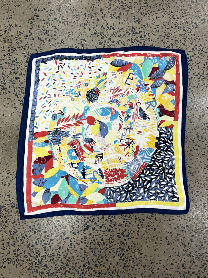 Western Wild Rag - Abstract (Navy)