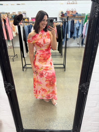 Ella Maxi Dress - Pink Floral
