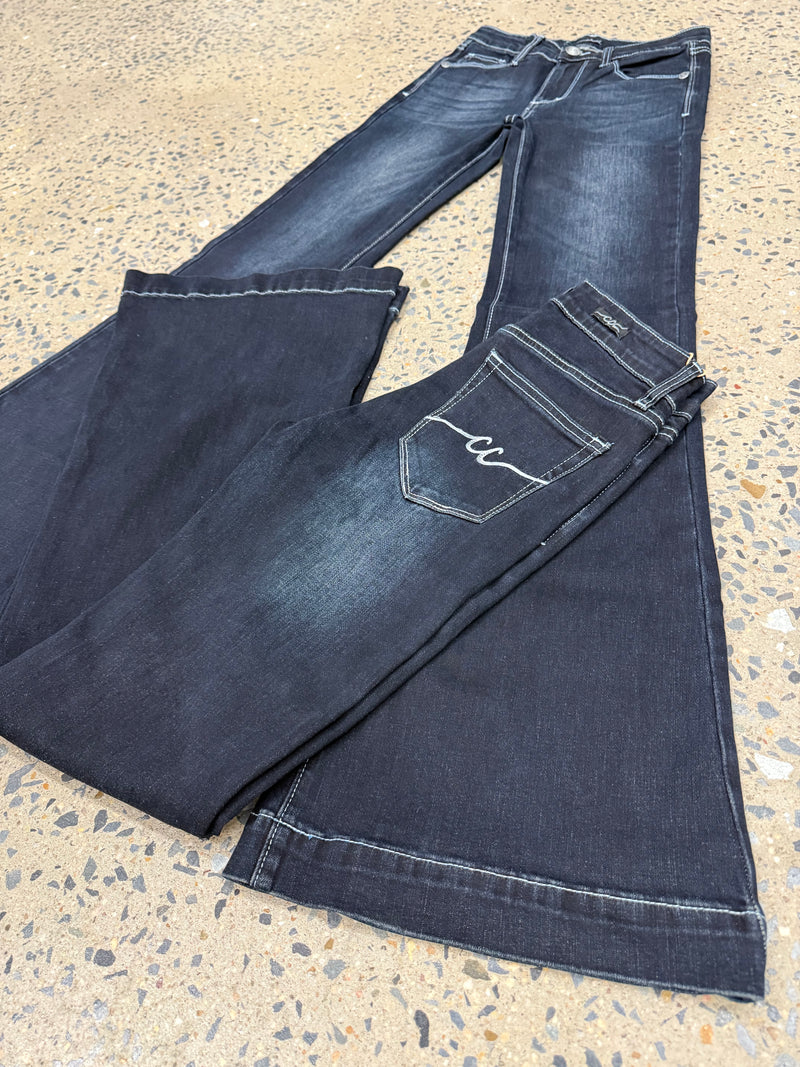 CC Western Jeans - Carissa Classic Dark Wash Trouser