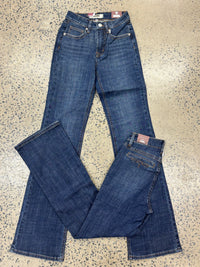 Rock & Roll Cowgirl Jeans - BW4HD09748 - Stitched Welt Pocket High Rise Bootcut