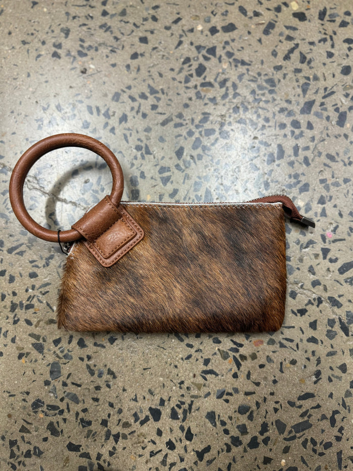 Cassidy - Cowhide Ring Handle Clutch