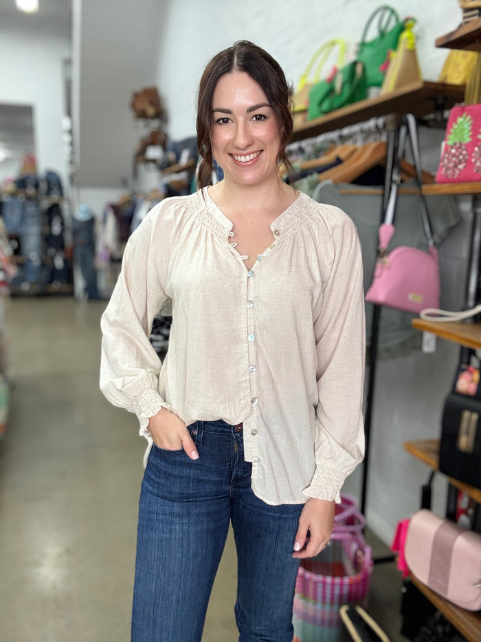 Astrid Top - Natural