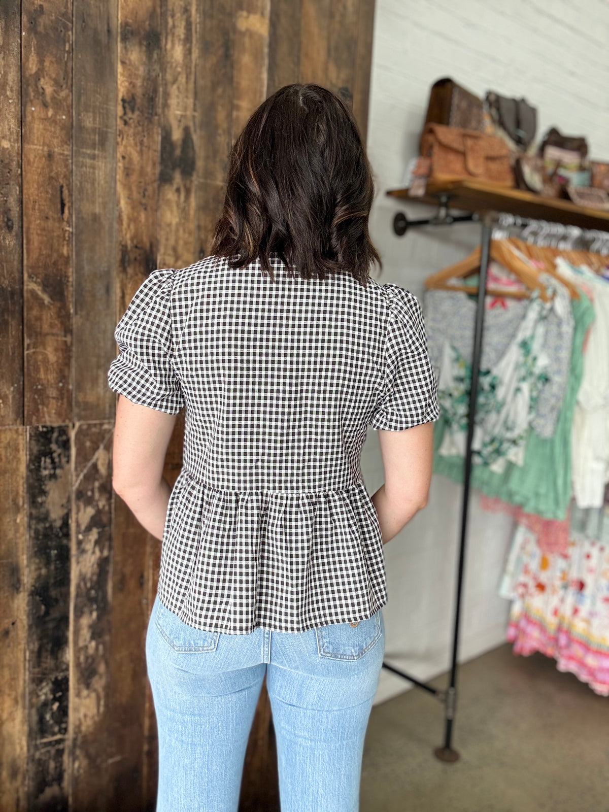 Imogen Top - Black & White