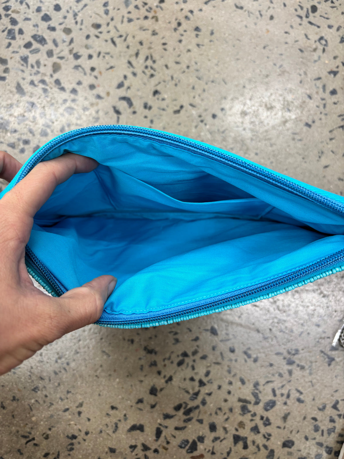 Beaded Clutch - Parrot