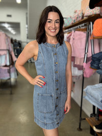 Benson Dress - Light Denim