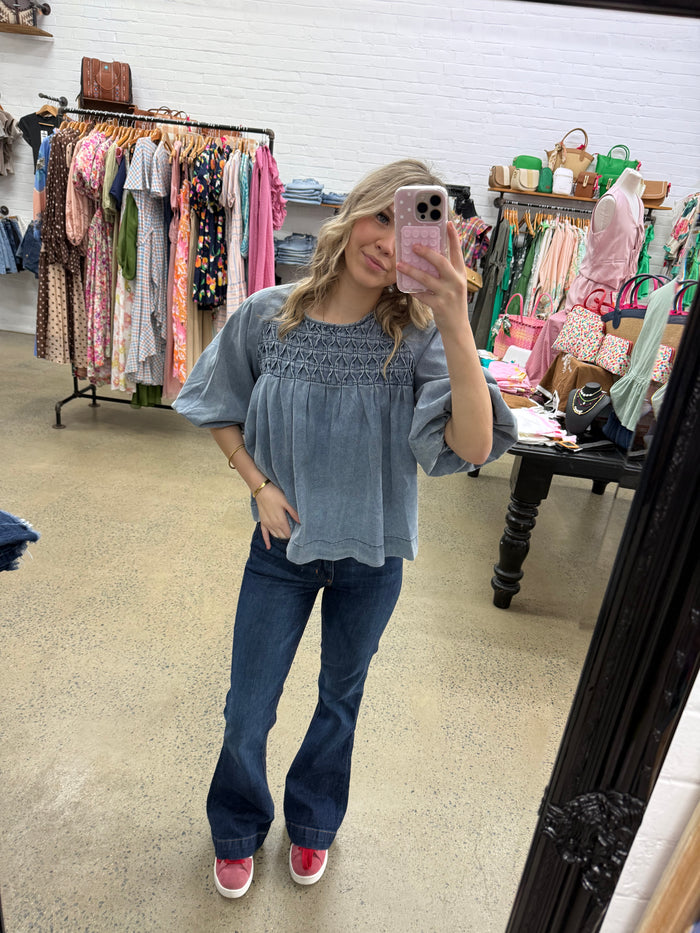 Addie Top - Denim