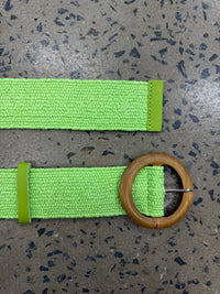 Boutique Belt - Lime Green