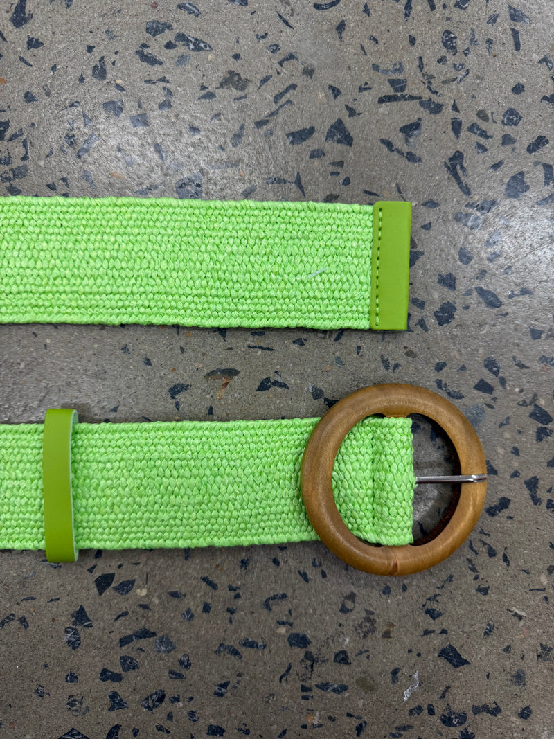 Boutique Belt - Lime Green