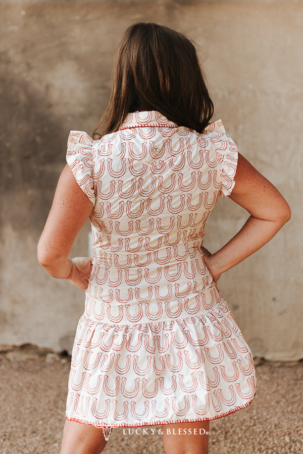 Lucky Charm - Western Embroidered Dress