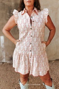 Lucky Charm - Western Embroidered Dress