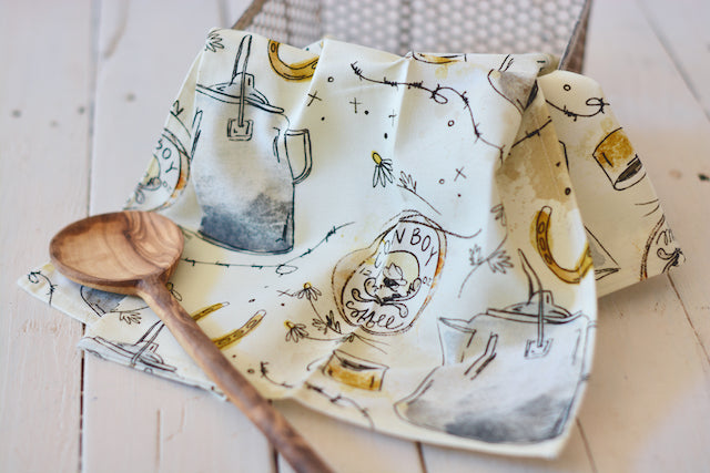 Kitchen Tea Towel - Cowboy Coffee