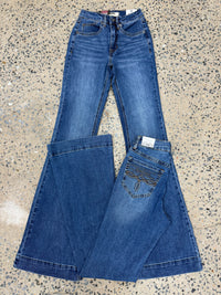 Rock & Roll Cowgirl Jeans - BW5HD07884 - Raised Denim High Rise Trouser