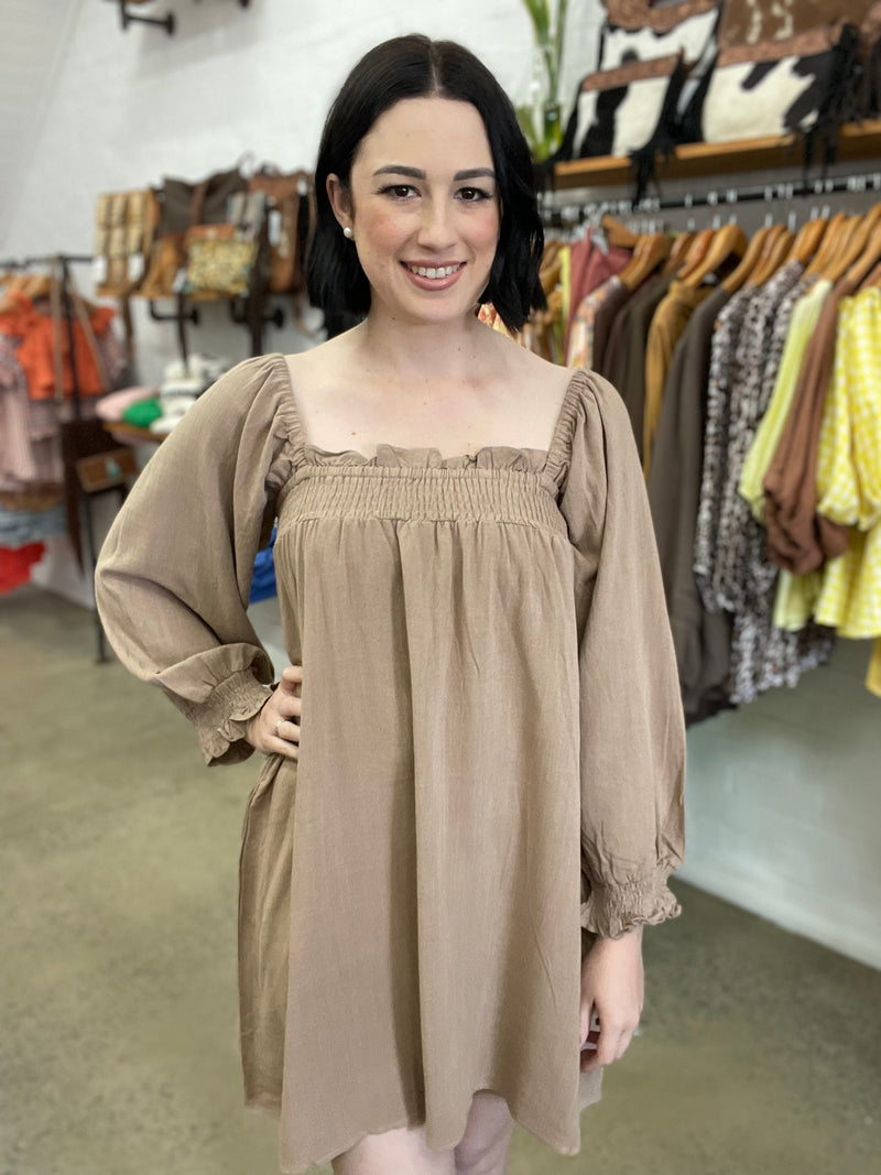 Khole Dress Nut Brown Katie B