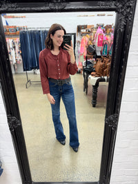 Lilith Top - Burgundy