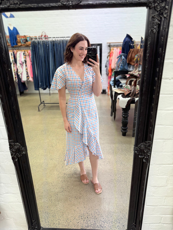 Armani Dress - Pink & Blue Gingham