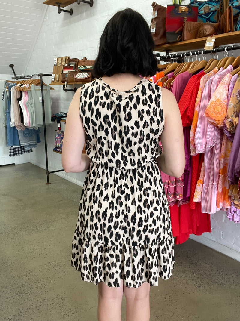 Eliana Dress - Leopard