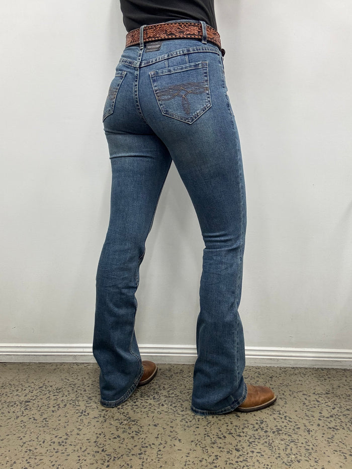 Rock & Roll Cowgirl Jeans - BW4HD09084 - Double Coin Pocket High Rise Bootcut