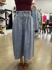 Arlo Maxi Skirt - Light Blue