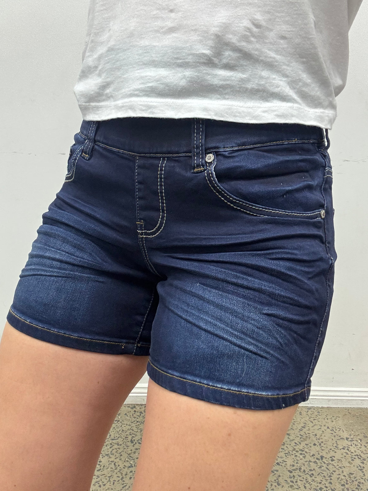 Cowgirl Tuff Shorts - Pull-On DFMI Dark