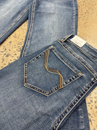 Rock & Roll Cowgirl Jeans - BW5HD09759 - Wave embroidery High Rise Trouser