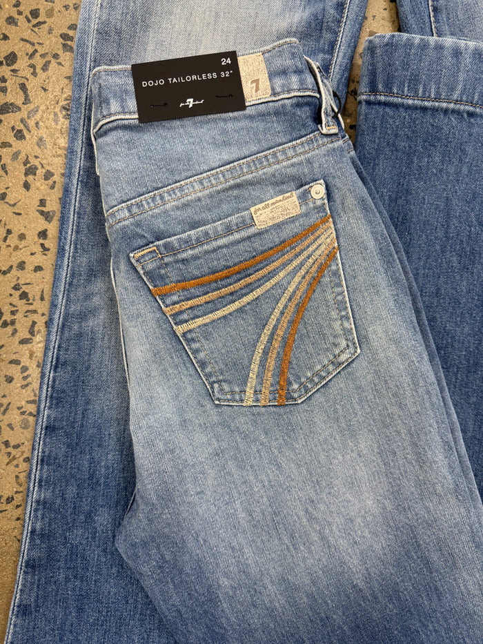 7 For All Mankind - Dojo Tailorless Blue Haze