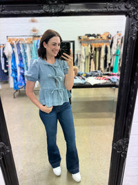 Cindy Top - Light Denim