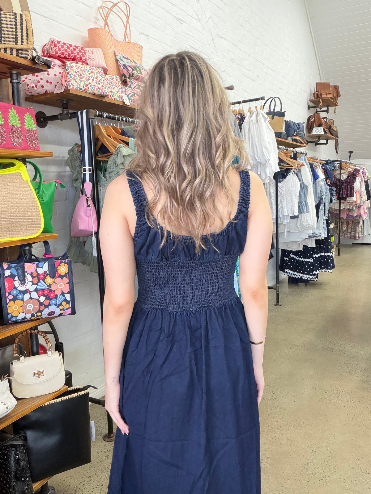 Poppy Dress - Indigo