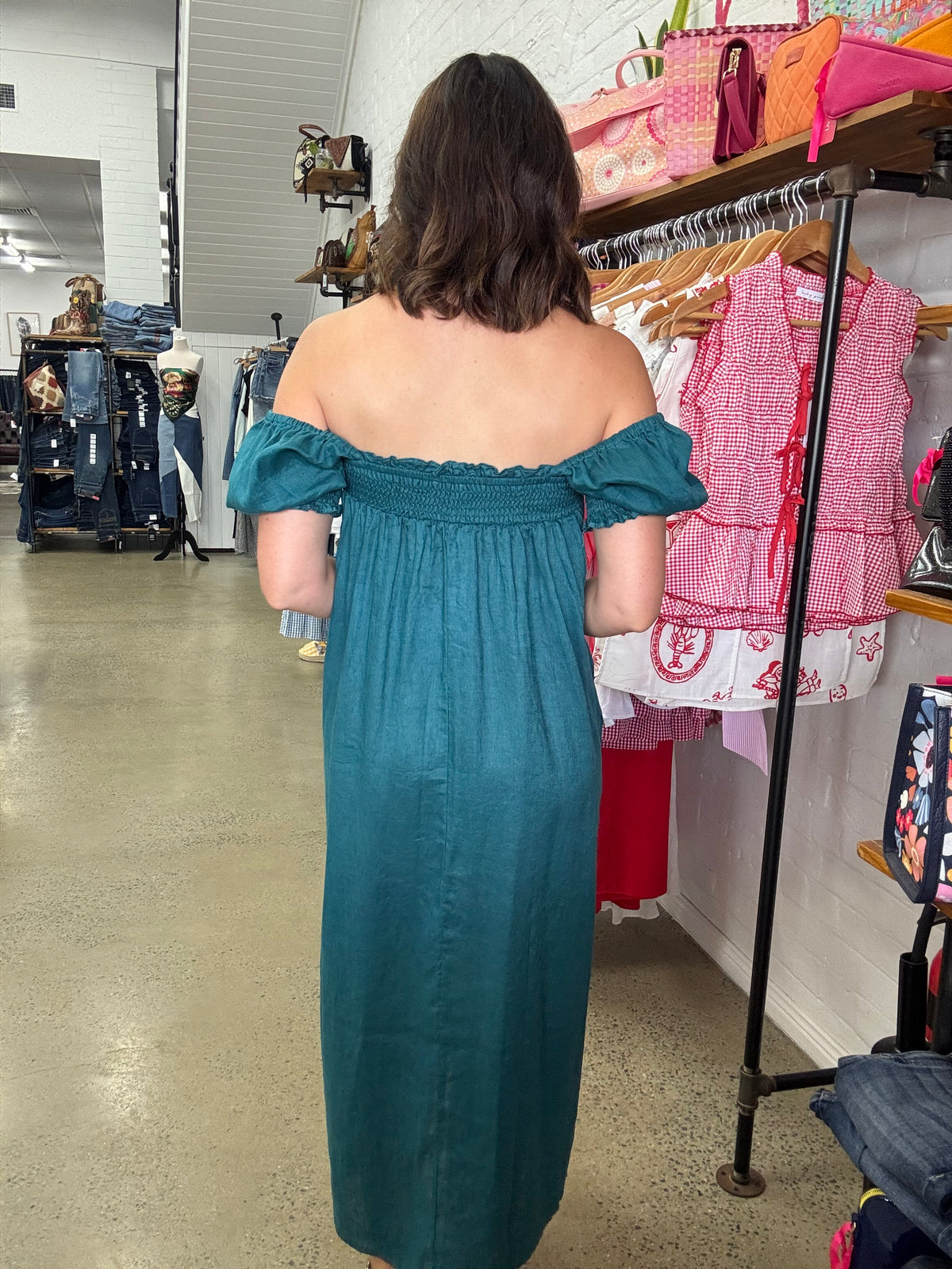 Magnolia Maxi Dress - Teal