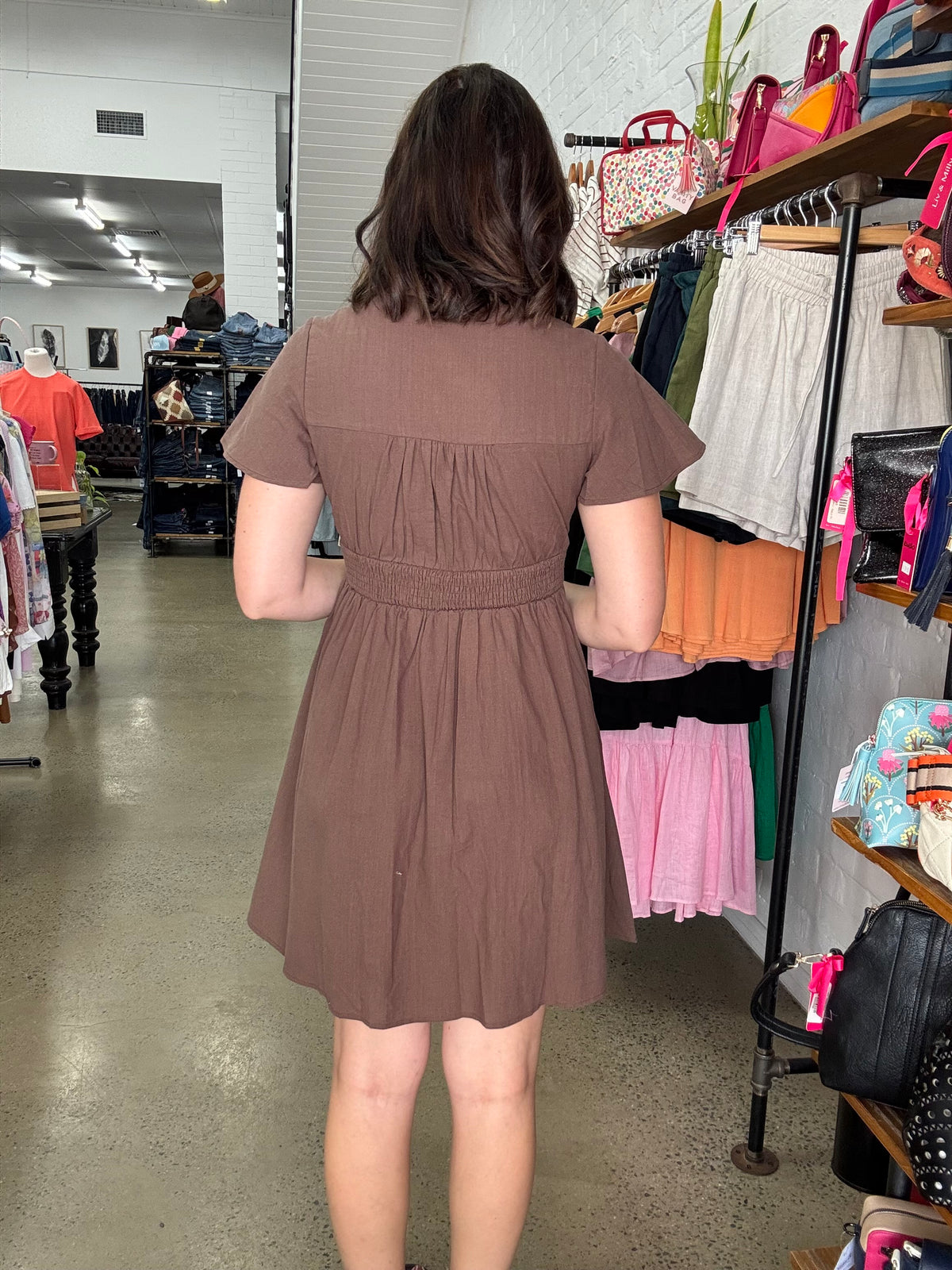 Pria Dress - Chocolate