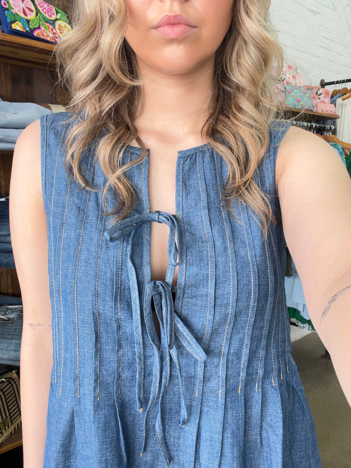 Delilah Dress - Blue