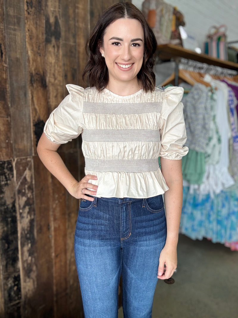 Iris Top - Ivory