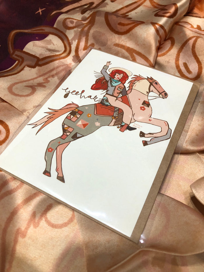 Greeting Card - Yeehaw