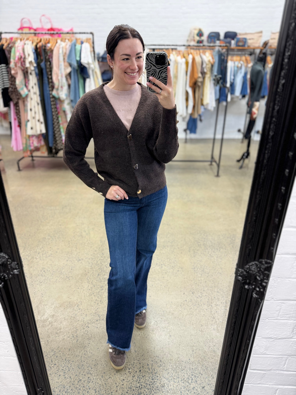 Joy Cardigan - Coffee