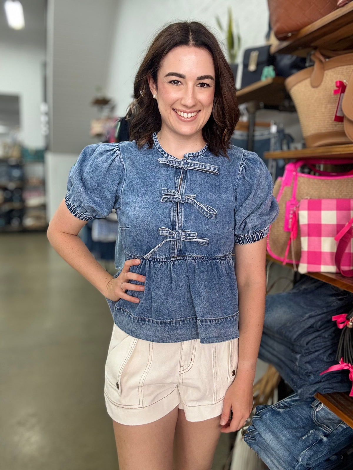 Amalie Top - Denim